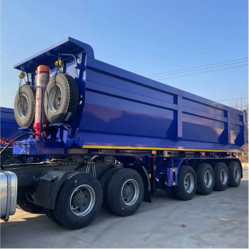 U-Type Rear Tipper Cargo Trailer